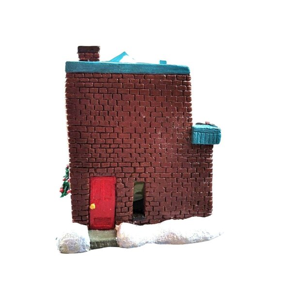 Christmas Village Mercantile Bonus Men Playing Checkers Ceramic Decor JH1814 - Picture 3 of 5